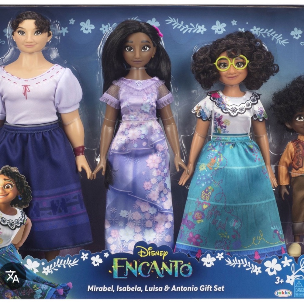 Disney Encanto Doll Set - Purple, Blue, White